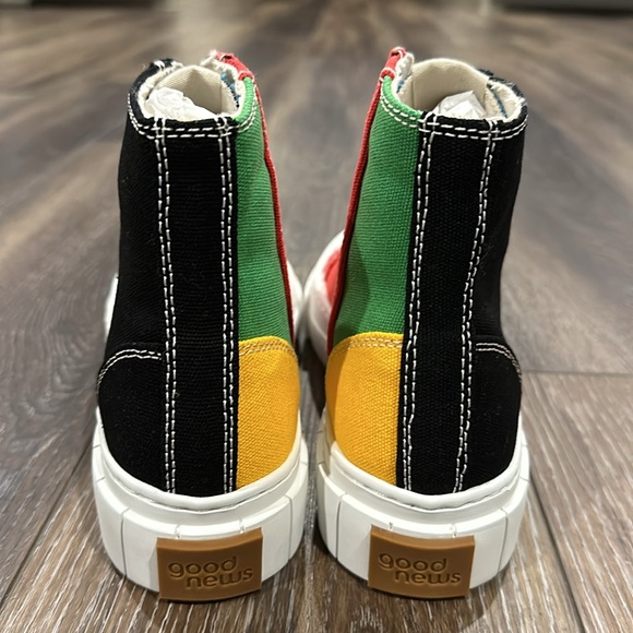 Good News Juice Multi Color High Top Sneakers Size 7 - Picture 4 of 8